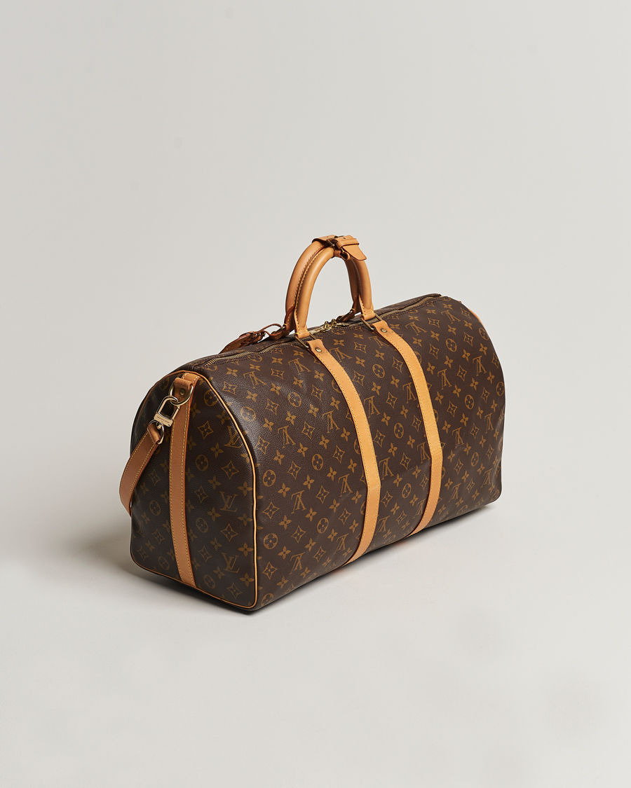 Homme | Louis Vuitton Pre-Owned Keepall Bandoulière 50 Monogram | Louis Vuitton Pre-Owned | Keepall Bandoulière 50 Monogram