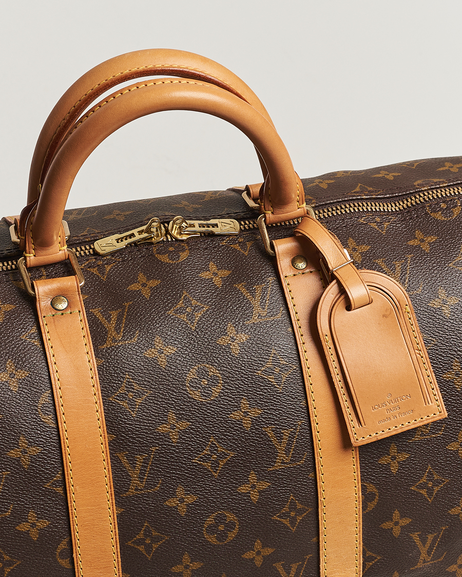 Homme | Louis Vuitton Pre-Owned Keepall Bandoulière 50 Monogram | Louis Vuitton Pre-Owned | Keepall Bandoulière 50 Monogram