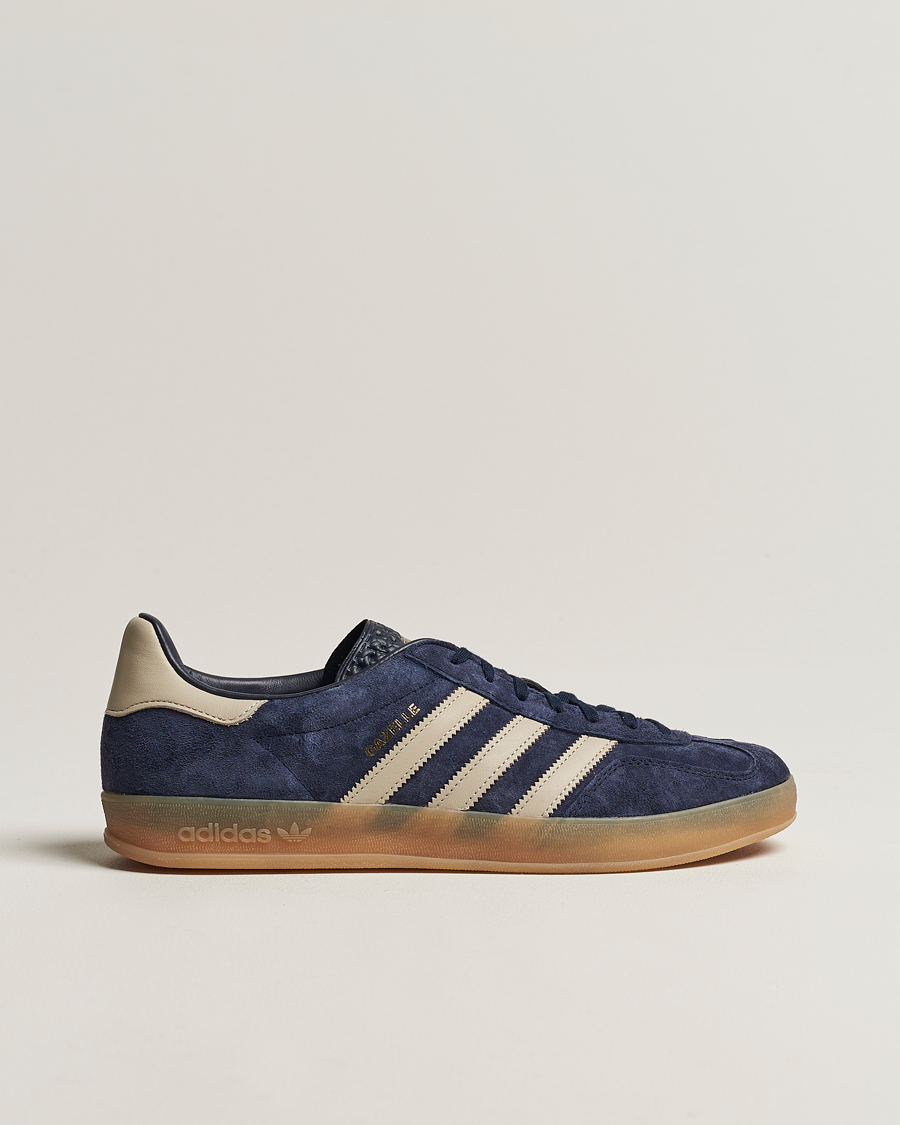 Homme | adidas Originals Gazelle Indoor Sneaker Blue/Beige | adidas Originals | Gazelle Indoor Sneaker Blue/Beige