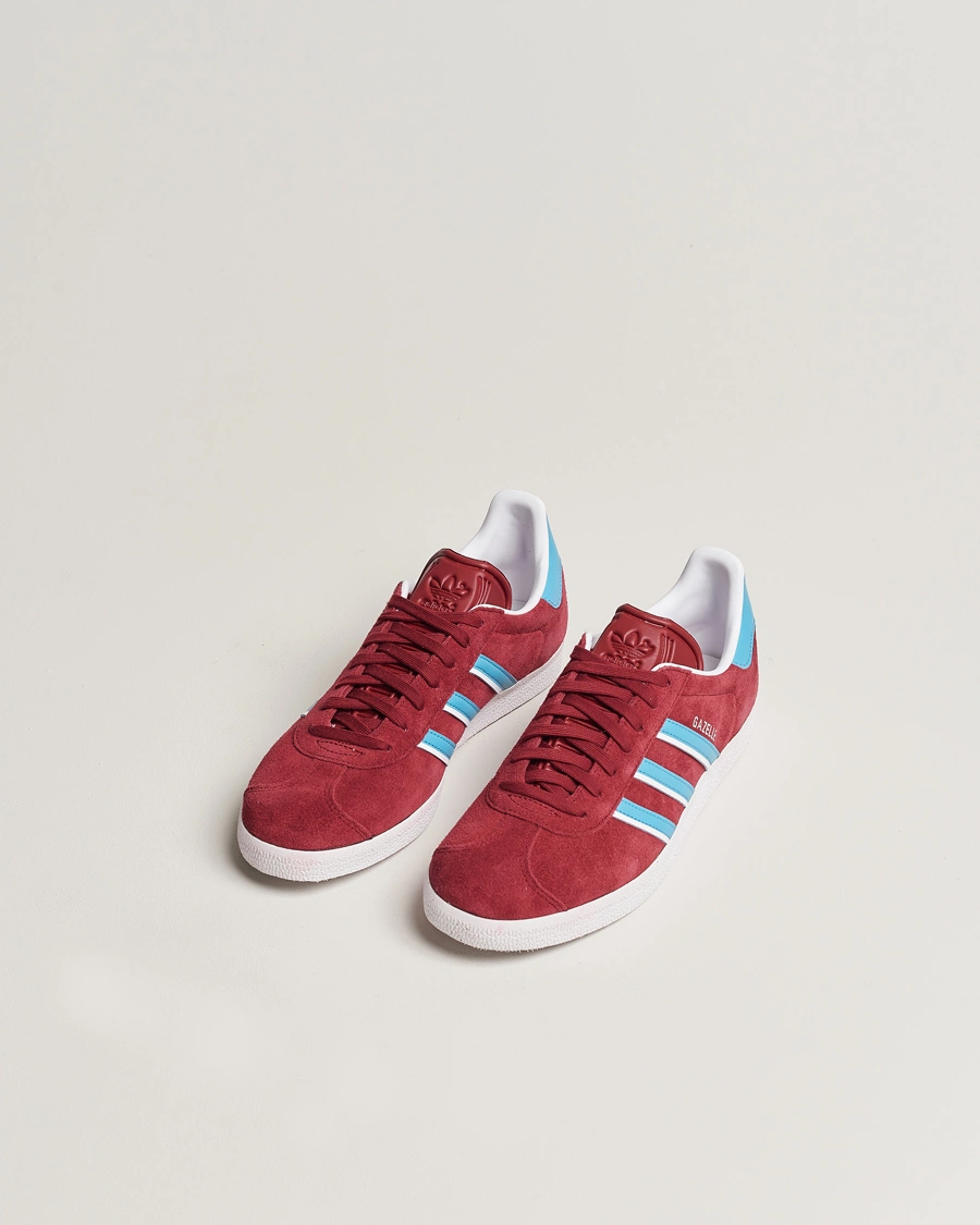 Homme |  | adidas Originals | Gazelle Sneaker Burgundy/Blue