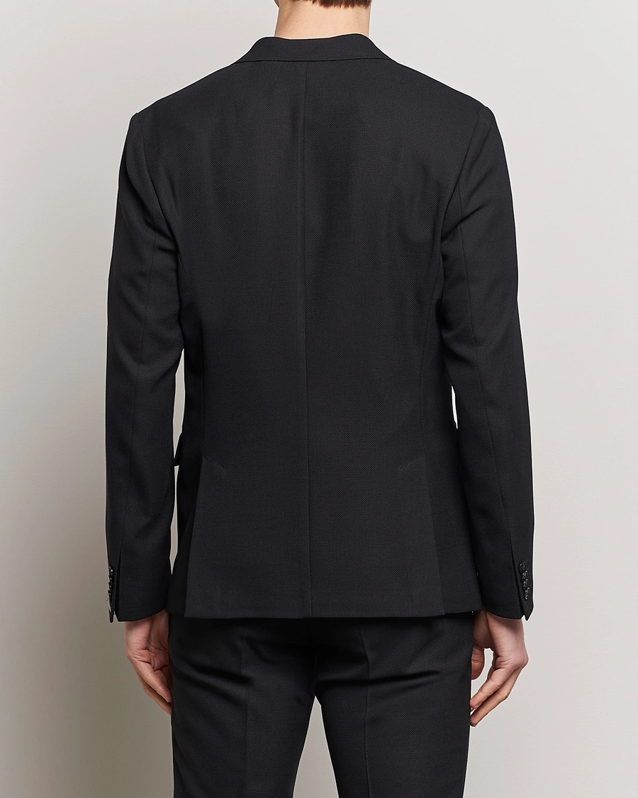 Homme | Blazers | J.Lindeberg | Hopper Active Hopsack Blazer Black