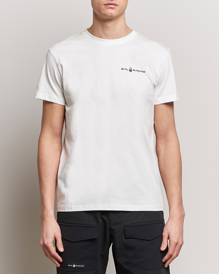 Homme | T-shirts | Sail Racing | Bowman Crew Neck T-Shirt Storm White