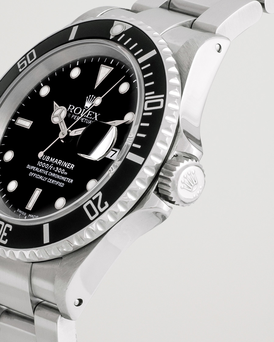 Homme | Rolex Pre-Owned Submariner 16610 Oyster Perpetual Silver | Rolex Pre-Owned | Submariner 16610 Oyster Perpetual Silver