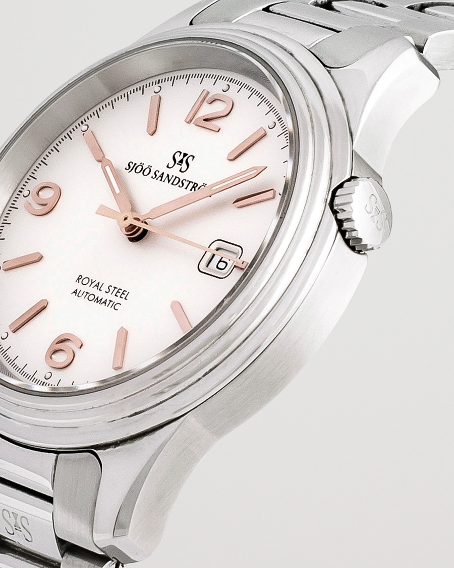 Homme | Sjöö Sandström Pre-Owned Royal Steel Classic 41mm Silver | Sjöö Sandström Pre-Owned | Royal Steel Classic 41mm Silver