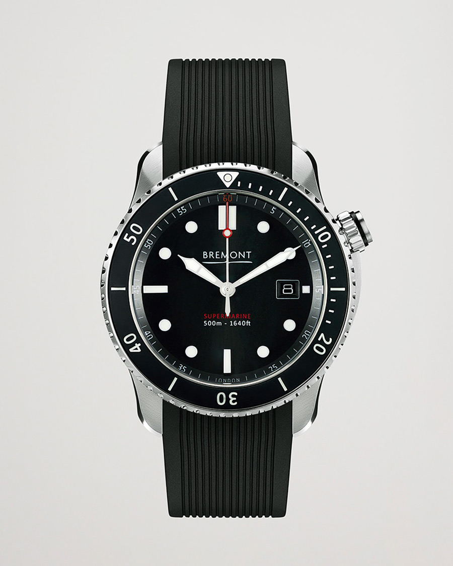 Homme | Bremont Pre-Owned S500 Supermarine 43mm Black Dial Silver | Bremont Pre-Owned | S500 Supermarine 43mm Black Dial Silver