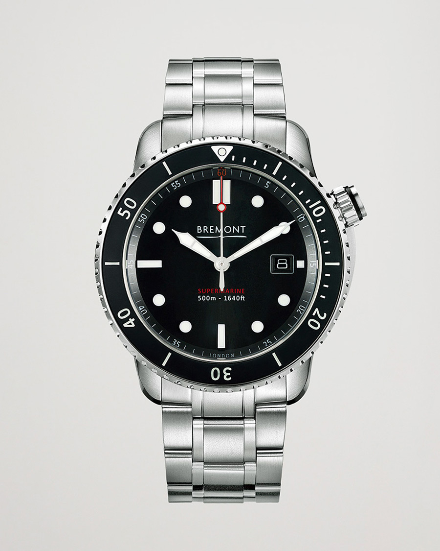Homme | Bremont Pre-Owned S500 Supermarine 43mm Steel Bracelet Silver | Bremont Pre-Owned | S500 Supermarine 43mm Steel Bracelet Silver