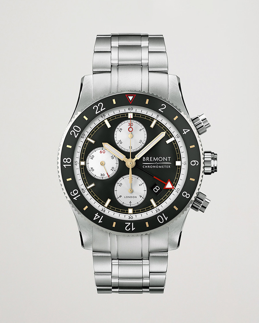 Homme | Bremont Pre-Owned Supermarine Chronograph 43mm Black Dial Silver | Bremont Pre-Owned | Supermarine Chronograph 43mm Black Dial Silver