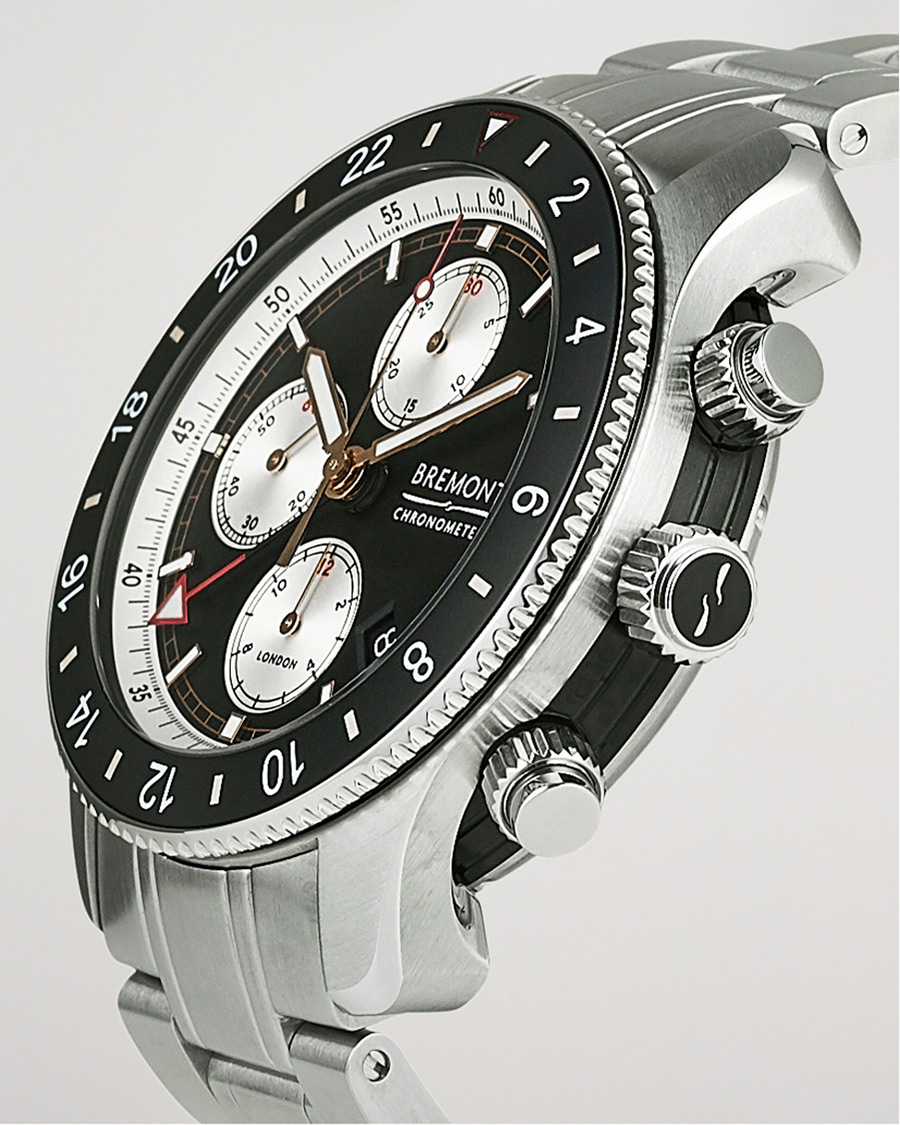 Homme | Bremont Pre-Owned Supermarine Chronograph 43mm Black Dial Silver | Bremont Pre-Owned | Supermarine Chronograph 43mm Black Dial Silver