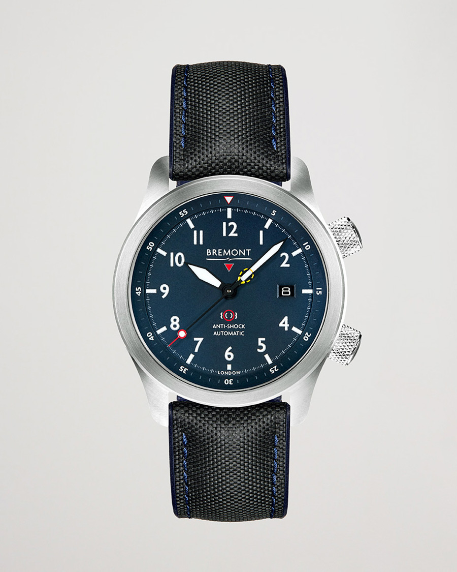 Homme | Bremont Pre-Owned MBII Pilot Watch 43mm Blue Dial Silver | Bremont Pre-Owned | MBII Pilot Watch 43mm Blue Dial Silver