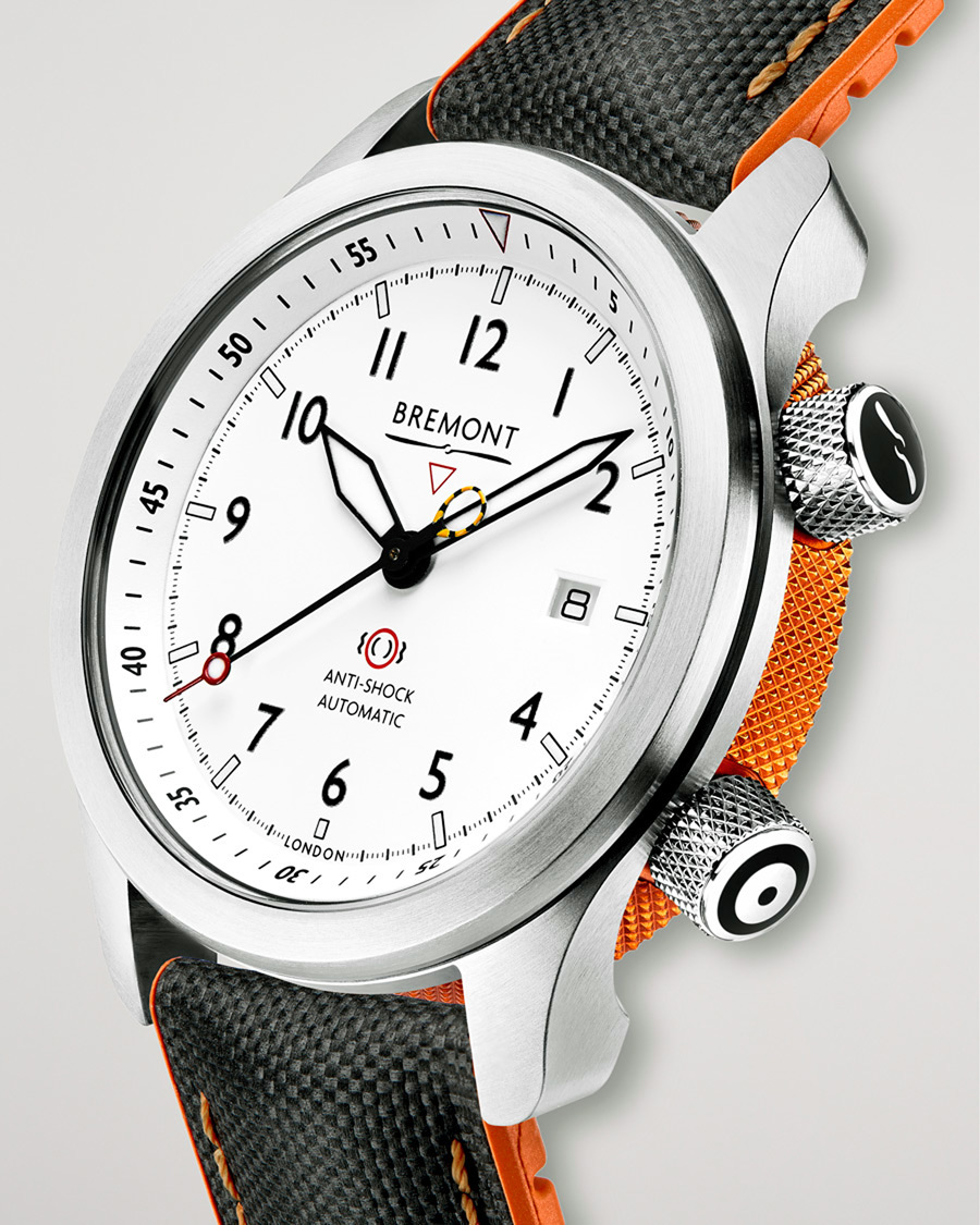 Homme | Bremont Pre-Owned MBII Pilot Watch 43mm White Dial Silver | Bremont Pre-Owned | MBII Pilot Watch 43mm White Dial Silver