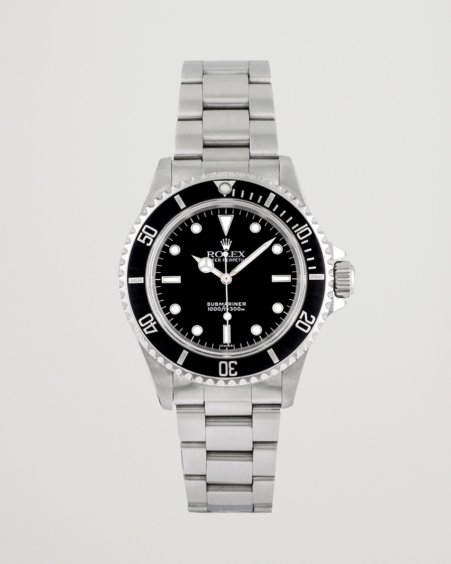 Homme | Rolex Pre-Owned Submariner 14060 Oyster Perpetual Silver | Rolex Pre-Owned | Submariner 14060 Oyster Perpetual Silver