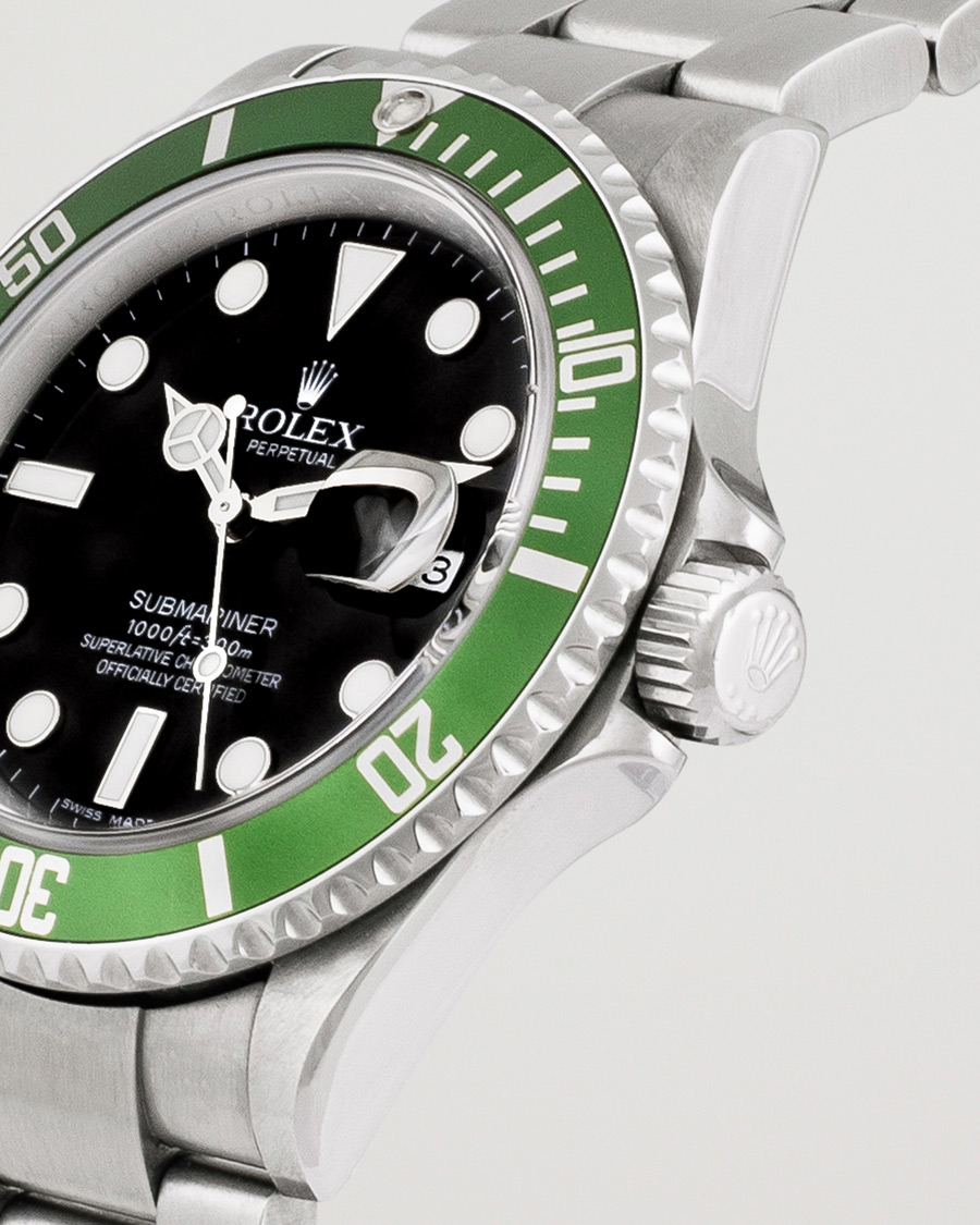 Homme | Rolex Pre-Owned Submariner 16610LV Oyster Perpetual Silver | Rolex Pre-Owned | Submariner 16610LV Oyster Perpetual Silver