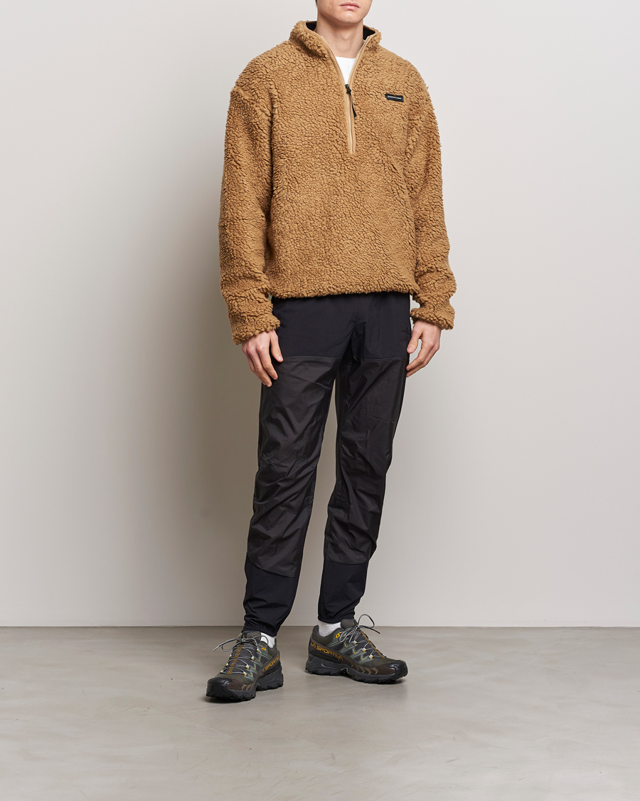 Homme | Pulls Et Tricots | District Vision | Half Zip Pile Fleece Sand