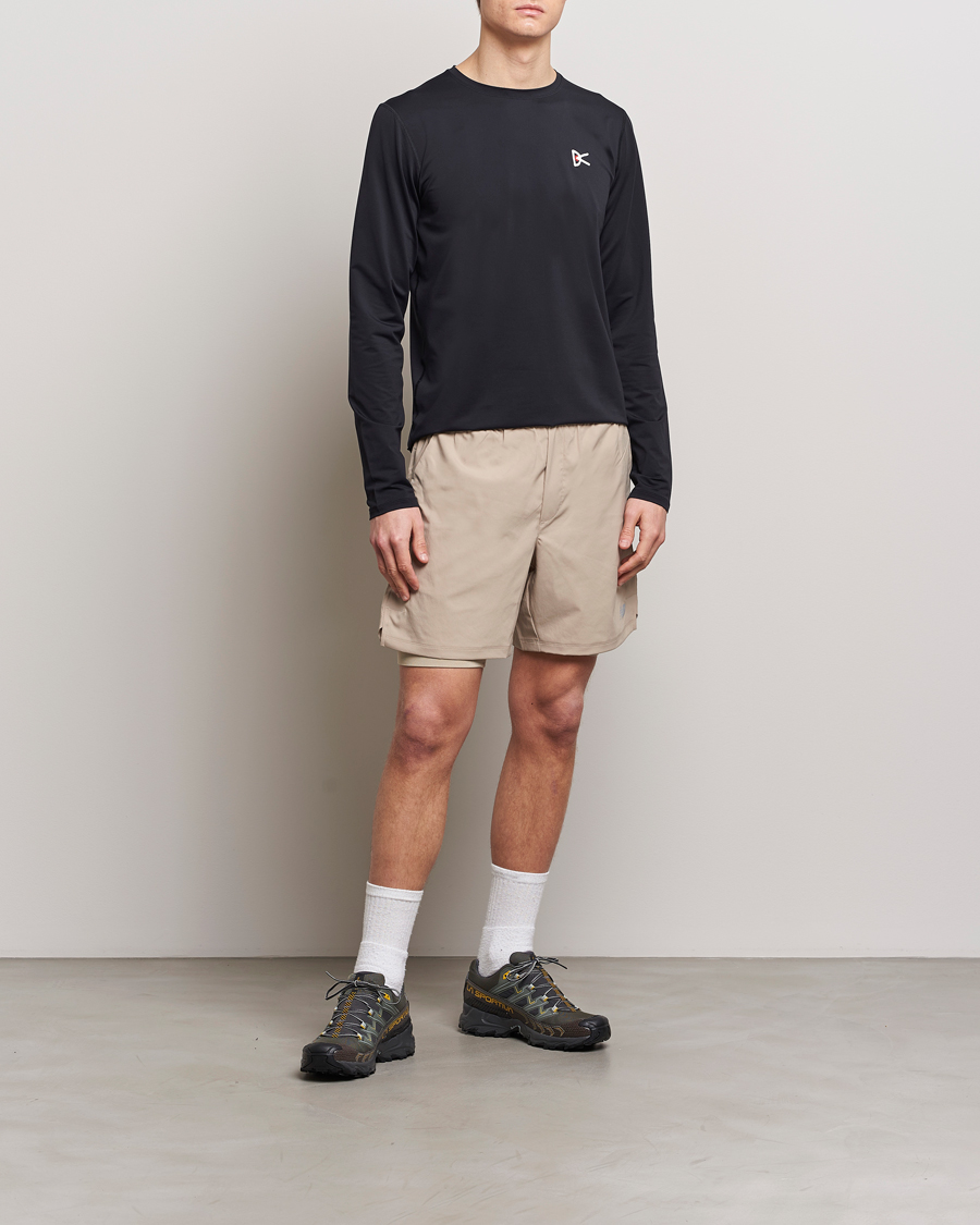 Homme | T-shirts | District Vision | Lightweight Long Sleeve T-Shirt Black