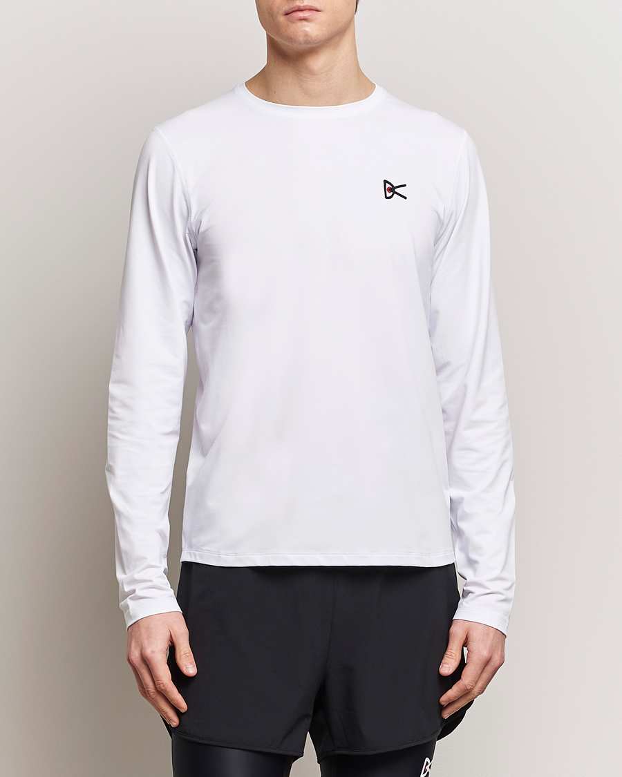 Homme | T-shirts À Manches Longues | District Vision | Lightweight Long Sleeve T-Shirt White