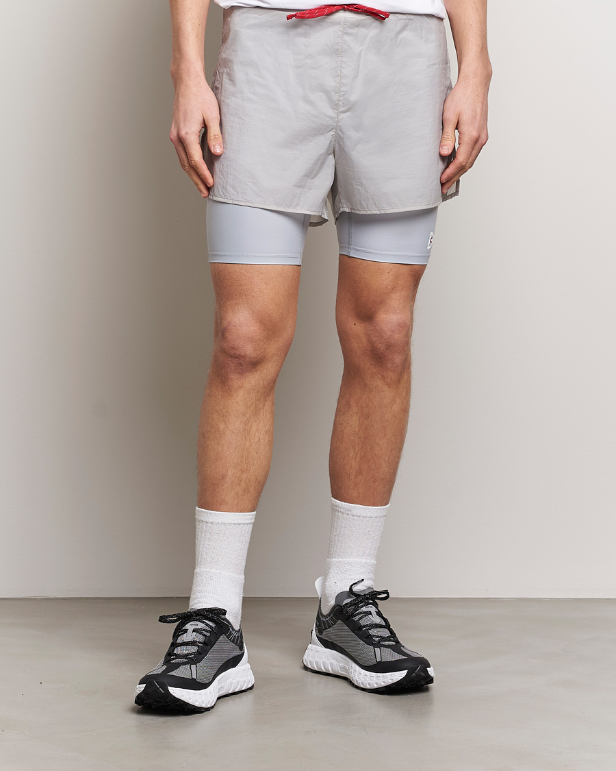 Homme | Shorts | District Vision | Ripstop Layered Trail Shorts Moonbeam