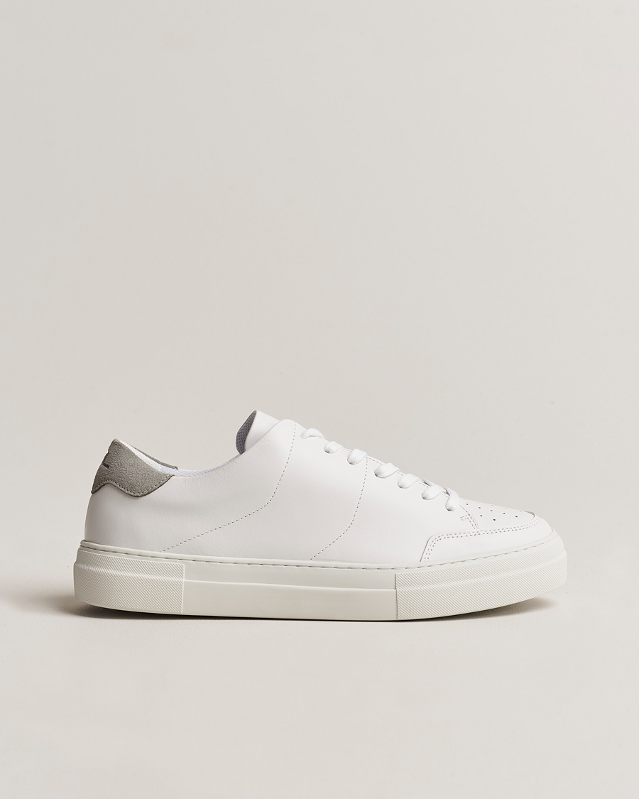 Homme | J.Lindeberg Art Signature Leather Sneaker White | J.Lindeberg | Art Signature Leather Sneaker White
