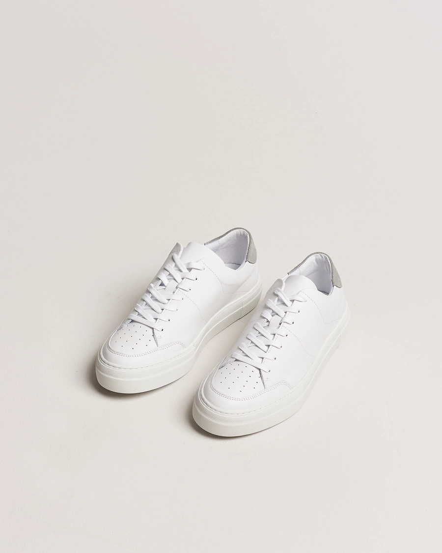 Homme | J.Lindeberg | J.Lindeberg | Art Signature Leather Sneaker White
