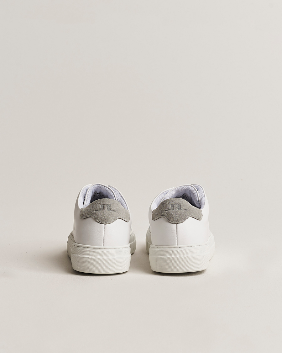 Homme | J.Lindeberg Art Signature Leather Sneaker White | J.Lindeberg | Art Signature Leather Sneaker White