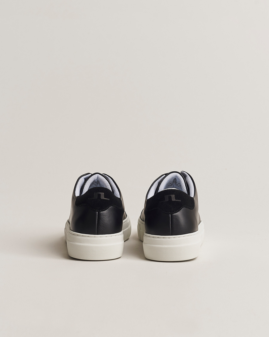 Homme | J.Lindeberg Art Signature Leather Sneaker Black | J.Lindeberg | Art Signature Leather Sneaker Black