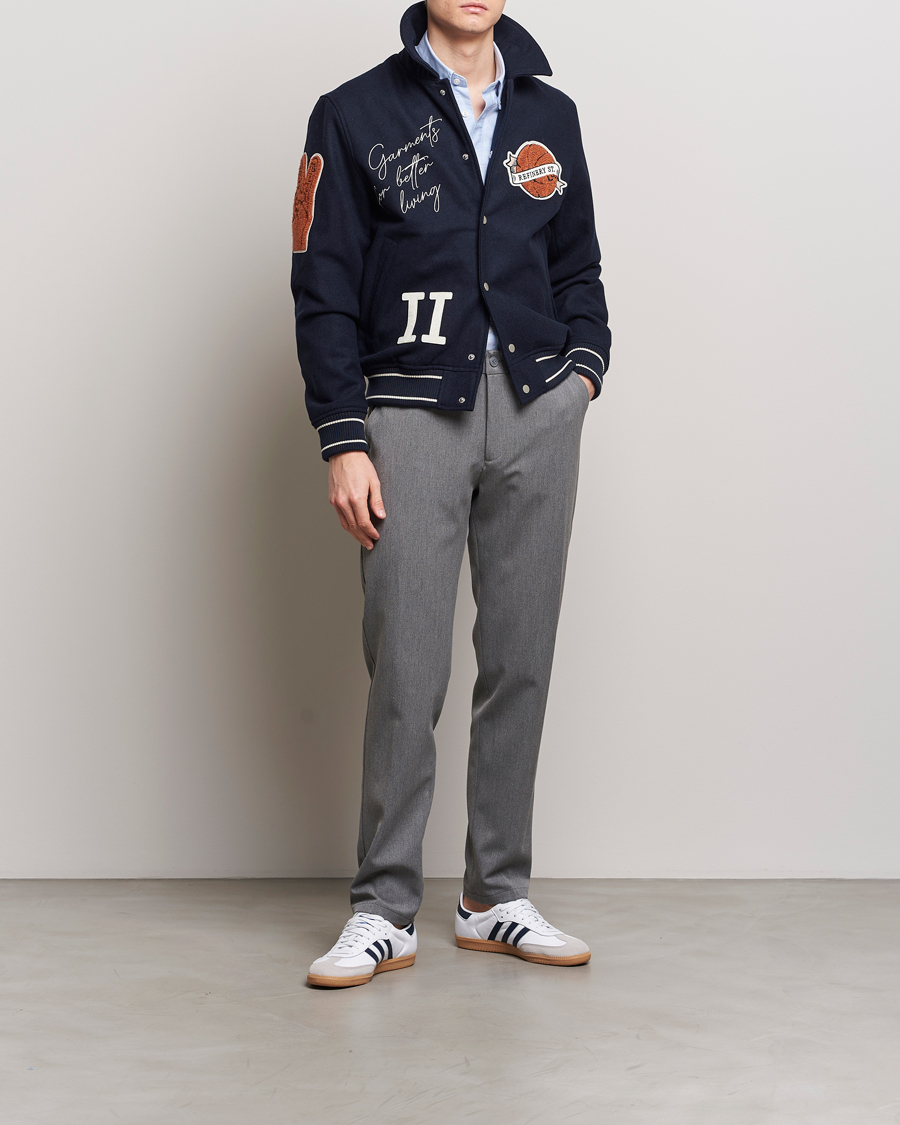 Homme | Pantalons | LES DEUX | Como Reg Suit Pants Grey Melange