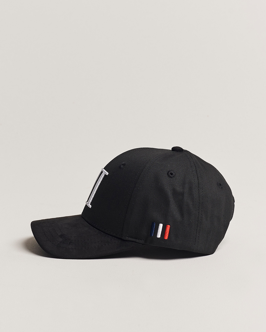 Homme | Bobs Et Casquettes | LES DEUX | Baseball Cap Suede II Black/White