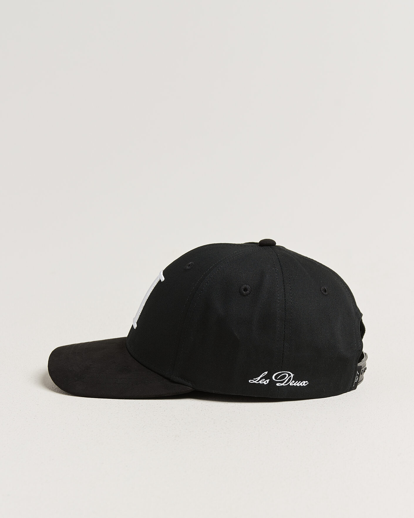 Homme | Bobs Et Casquettes | LES DEUX | Baseball Cap Suede II Black/White
