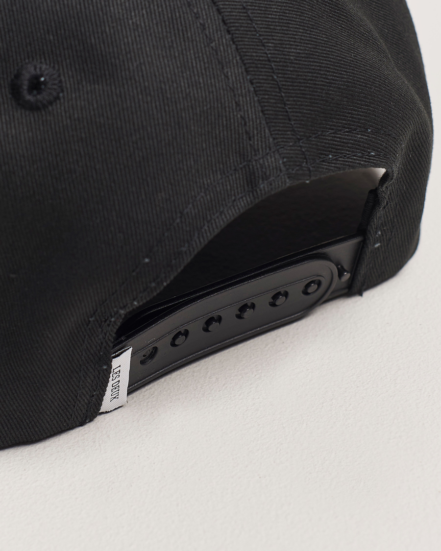 Homme | Bobs Et Casquettes | LES DEUX | Baseball Cap Suede II Black/White