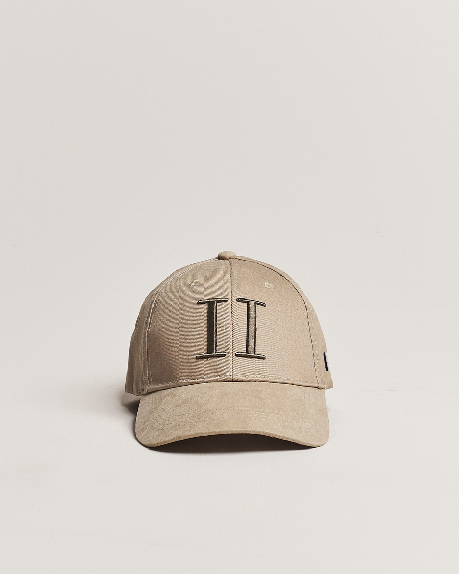 Homme | Les Deux Baseball Cap Suede II Dark Sand | LES DEUX | Baseball Cap Suede II Dark Sand
