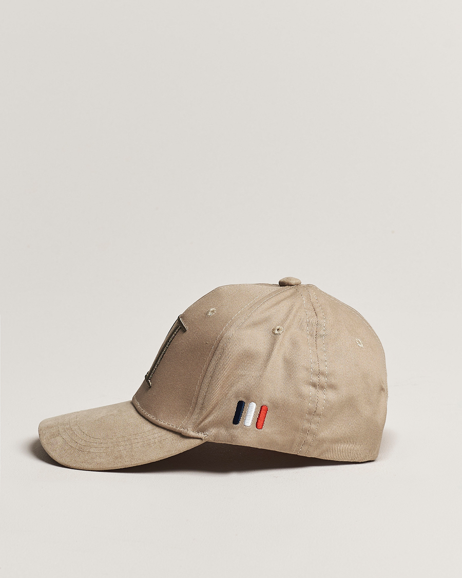 Homme | Les Deux Baseball Cap Suede II Dark Sand | LES DEUX | Baseball Cap Suede II Dark Sand