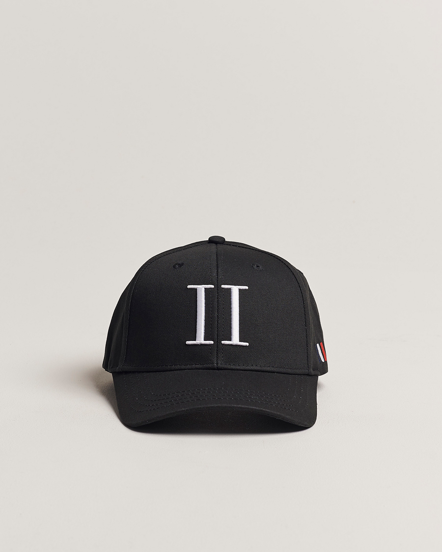 Homme | Les Deux Encore Organic Cotton Baseball Cap II Black/White | LES DEUX | Encore Organic Cotton Baseball Cap II Black/White