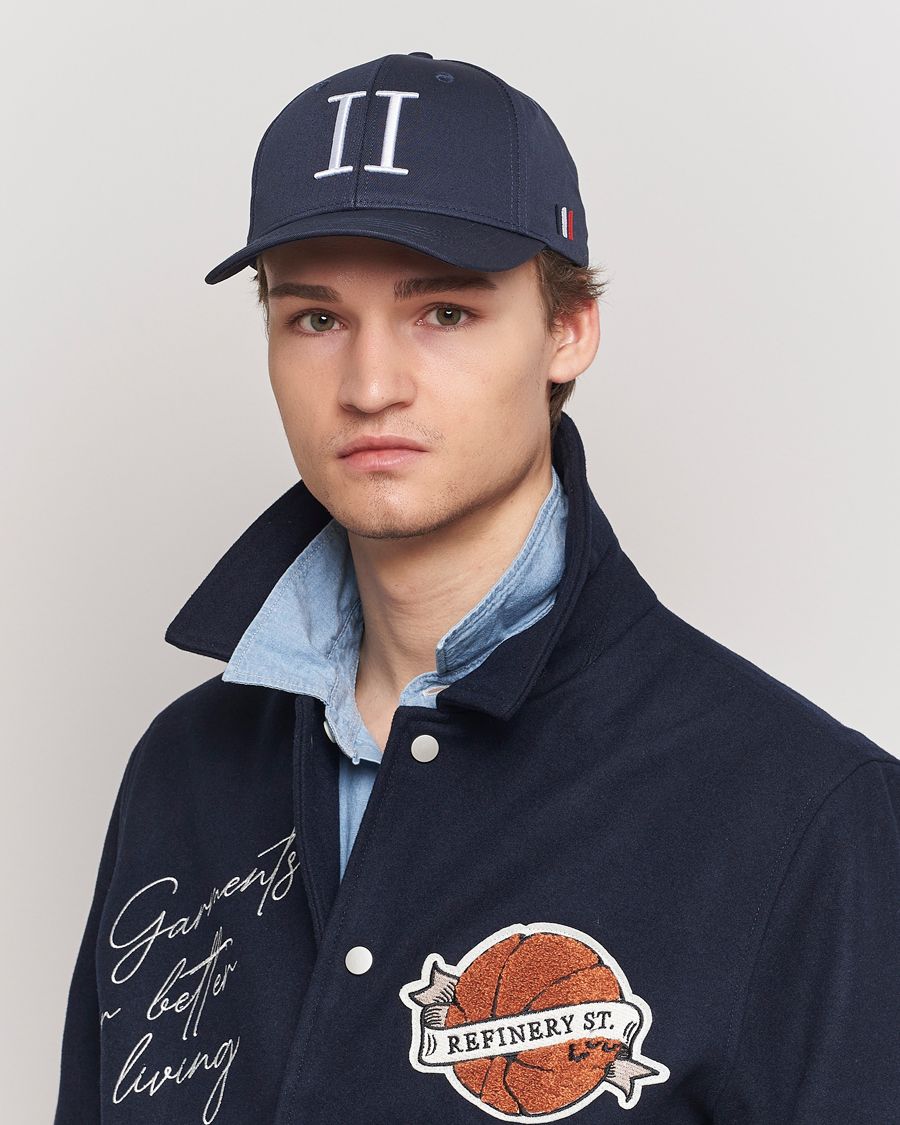 Homme | Bobs Et Casquettes | LES DEUX | Encore Organic Cotton Baseball Cap II Dark Navy