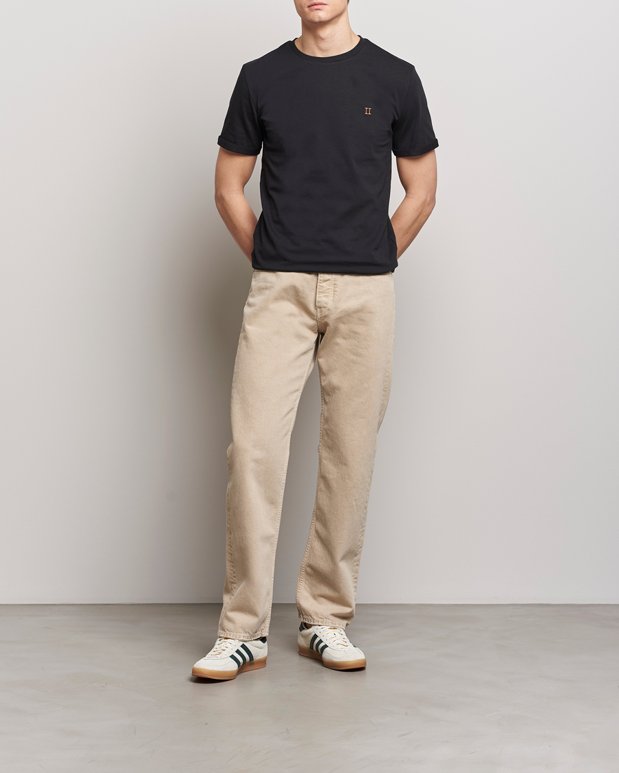 Homme | T-shirts | LES DEUX | Nørregaard Cotton T-Shirt Black