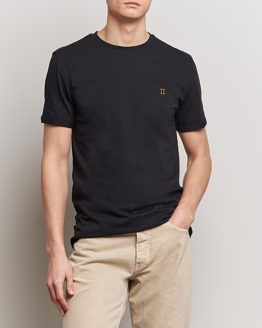 Homme | T-shirts | LES DEUX | Nørregaard Cotton T-Shirt Black