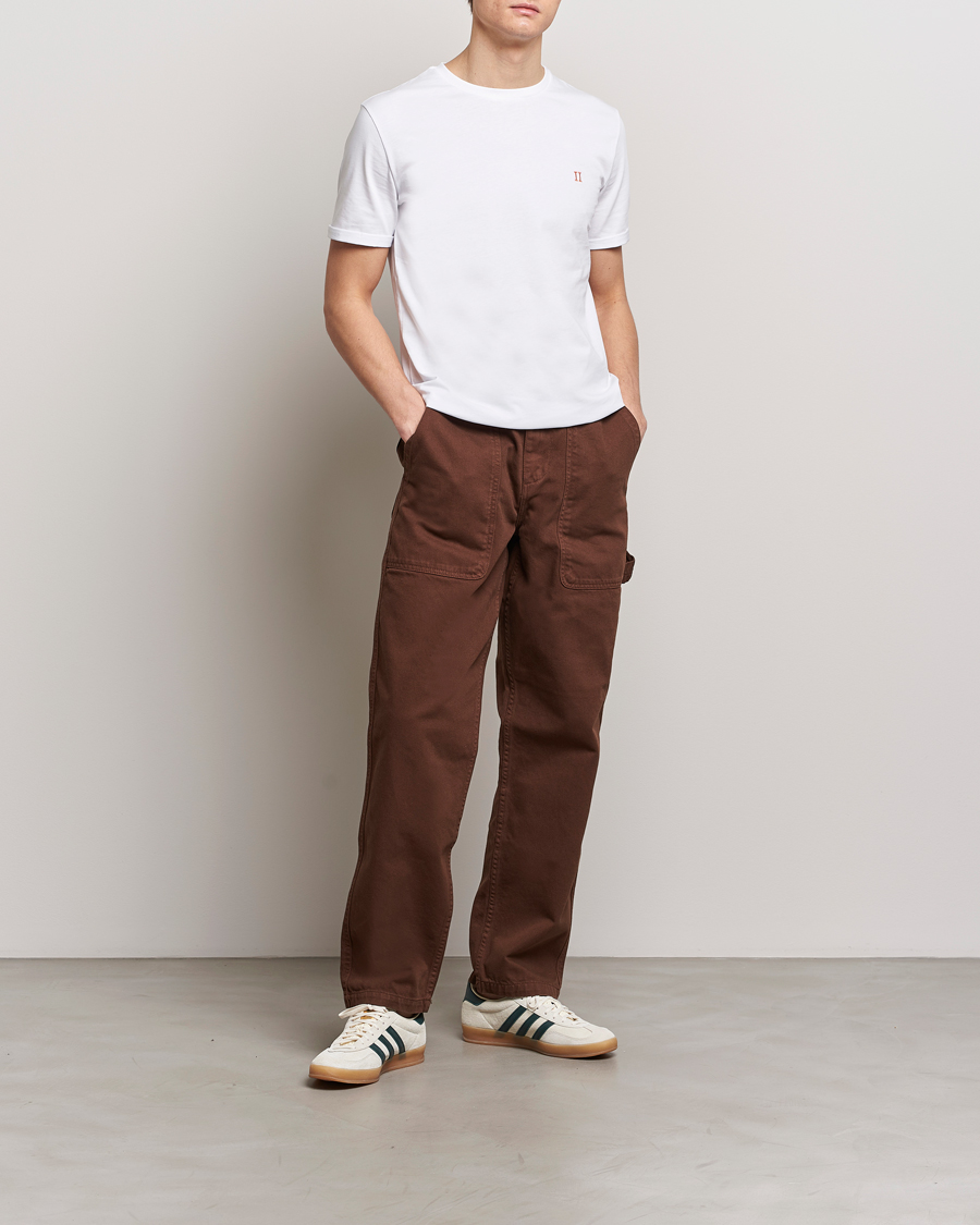 Homme | T-shirts | LES DEUX | Nørregaard Cotton T-Shirt White