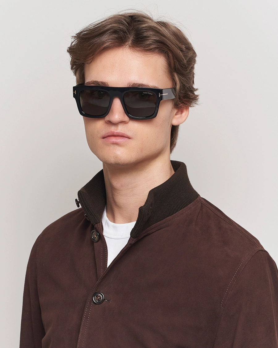 Homme | Accessoires | Tom Ford | Fausto FT0711 Sunglasses Black/Smoke