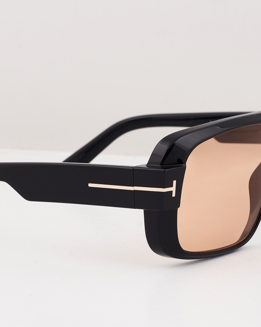 Homme | Lunettes De Soleil | Tom Ford | Turner FT1101 Sunglasses Black/Brown