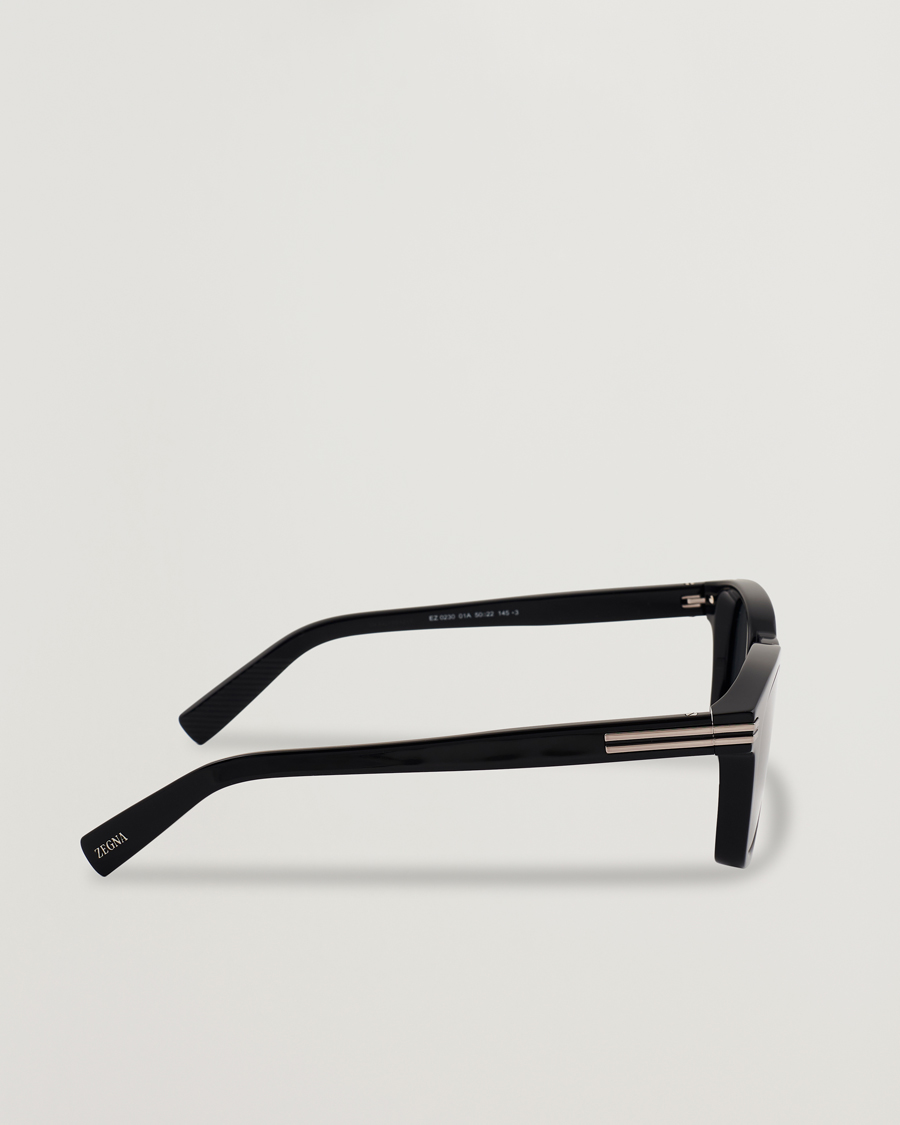 Homme | Lunettes De Soleil | Zegna | EZ0230 Sunglasses Black/Smoke