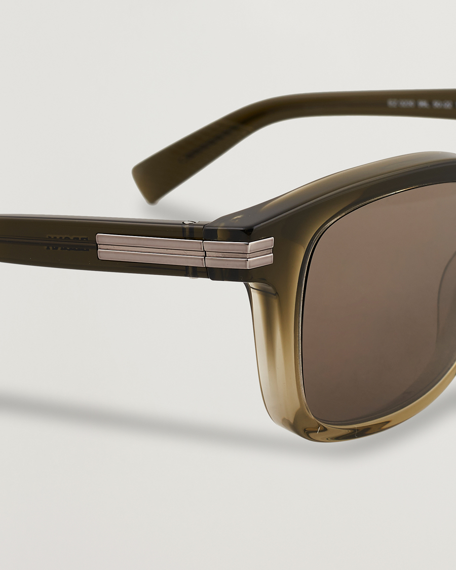 Homme | Lunettes De Soleil | Zegna | EZ0230 Sunglasses Dark Green/Roviex