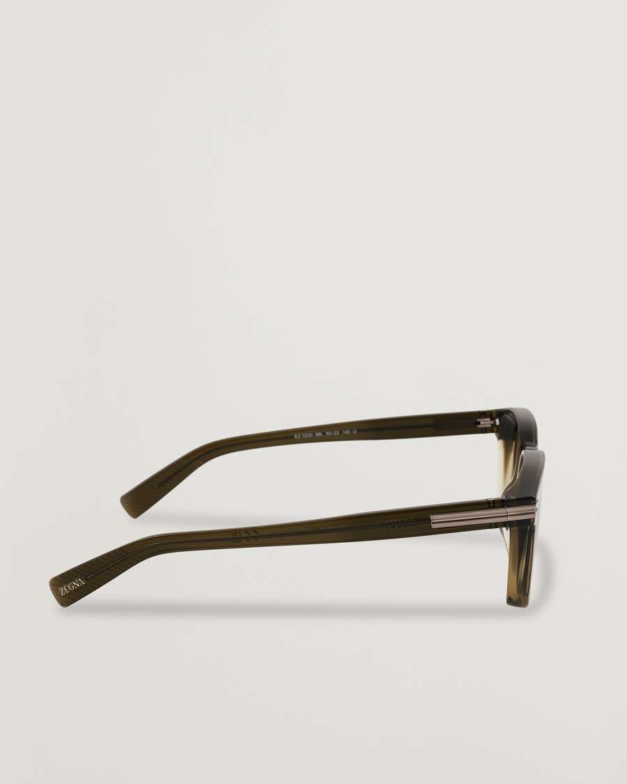 Homme | Lunettes De Soleil | Zegna | EZ0230 Sunglasses Dark Green/Roviex