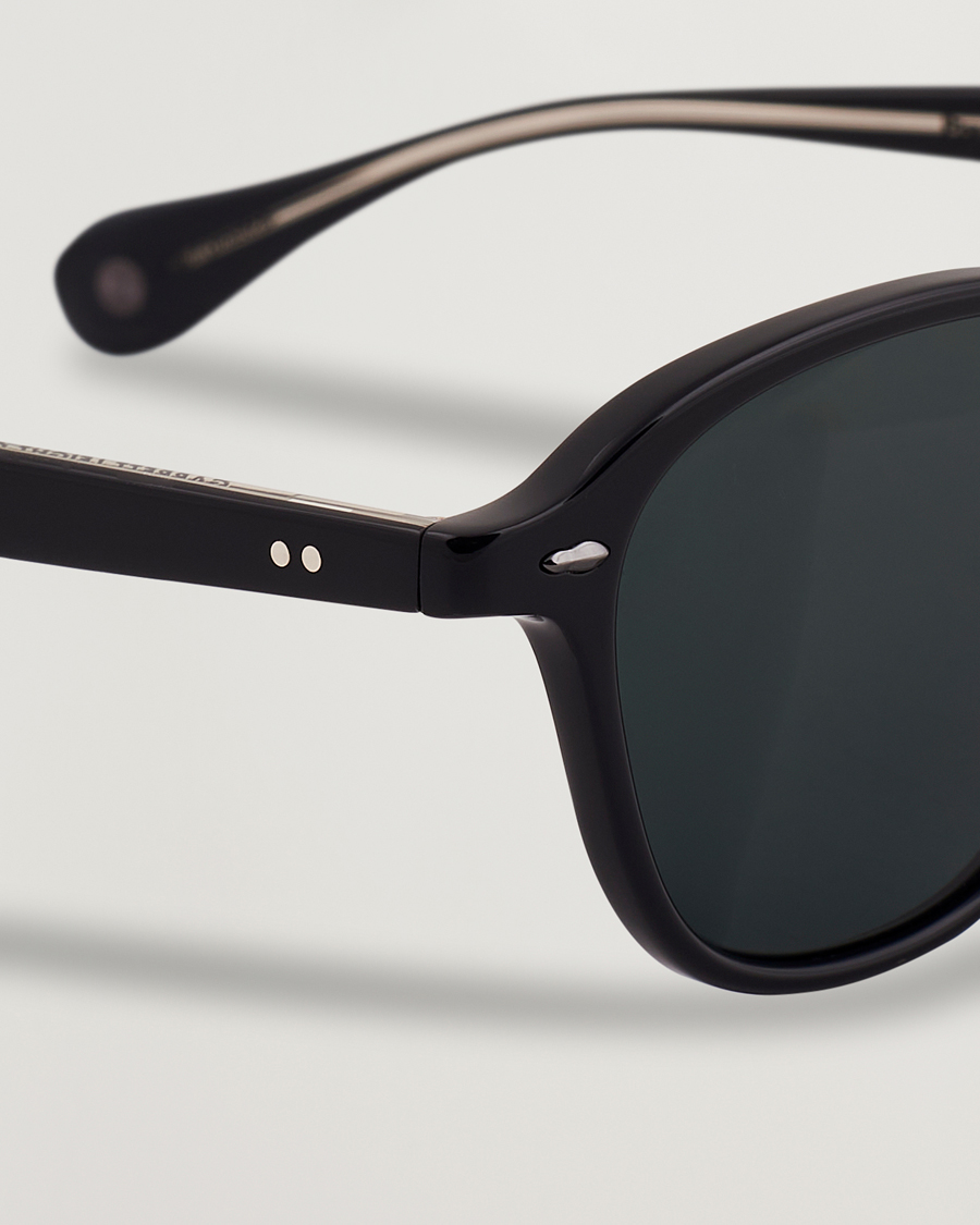 Homme | Garrett Leight Gilbert 46 Sunglasses Black | Garrett Leight | Gilbert 46 Sunglasses Black