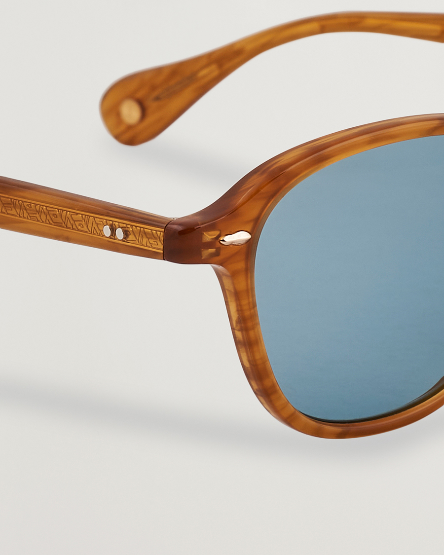 Homme | Lunettes De Soleil | Garrett Leight | Gilbert 46 Sunglasses Light Brown