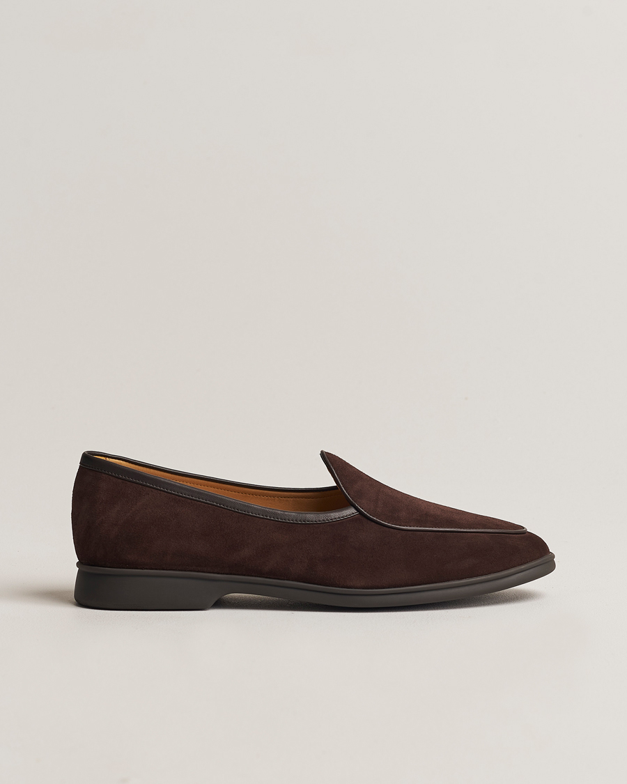 Homme | Baudoin & Lange Stride Loafers Dark Brown | Baudoin & Lange | Stride Loafers Dark Brown