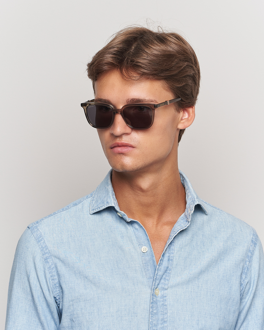 Homme | Lunettes De Soleil | Gucci | GG1493 Sunglasses Transparent