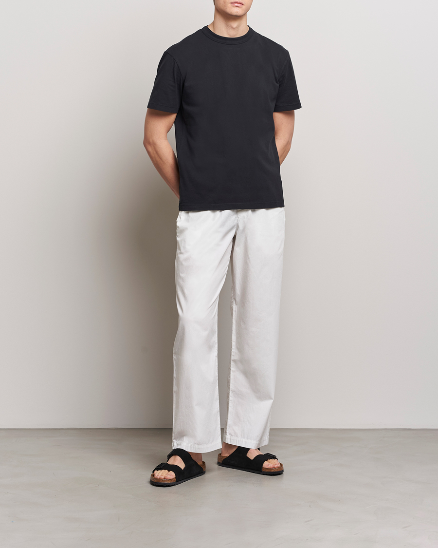 Homme | T-shirts | Tekla | Organic Cotton Sleeping T-Shirt Black
