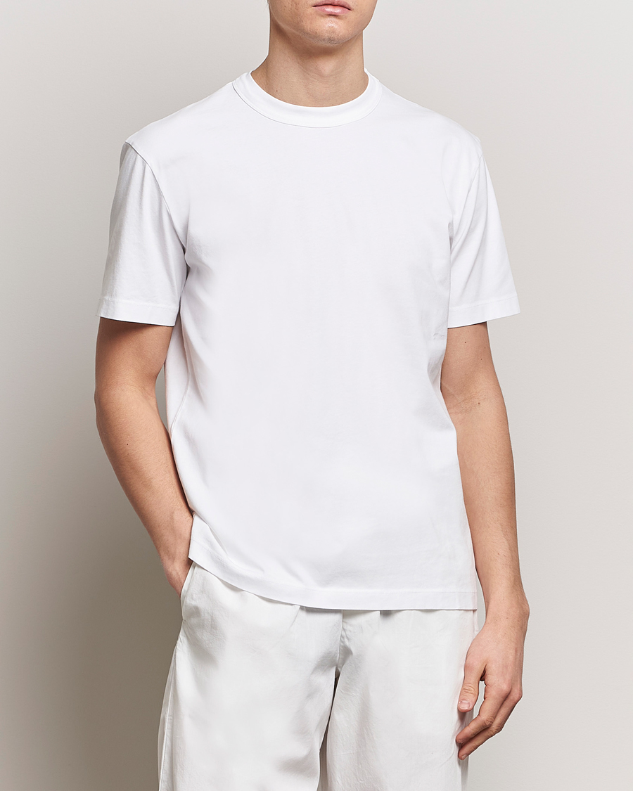 Homme | T-shirts | Tekla | Organic Cotton Sleeping T-Shirt White