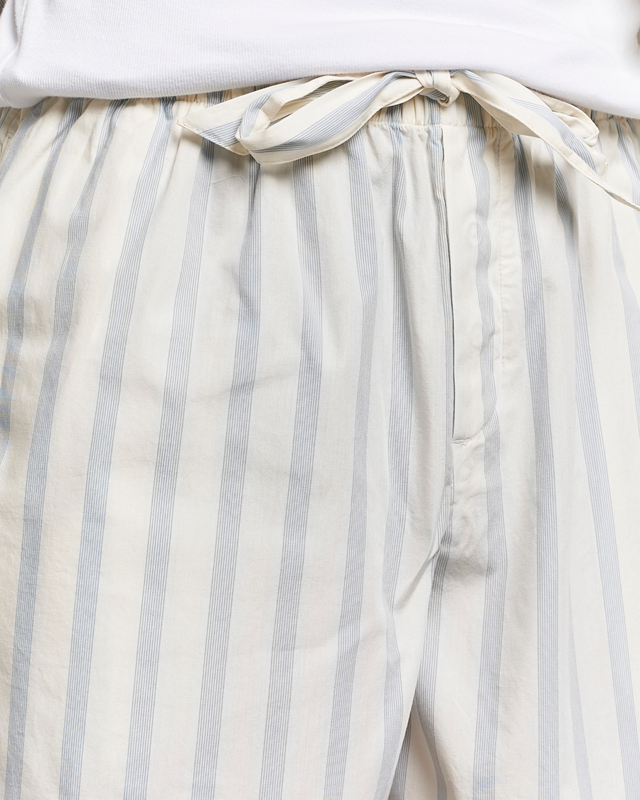 Homme | Peignoirs Et Pyjamas | Tekla | Poplin Pyjama Shorts Needle Stripes