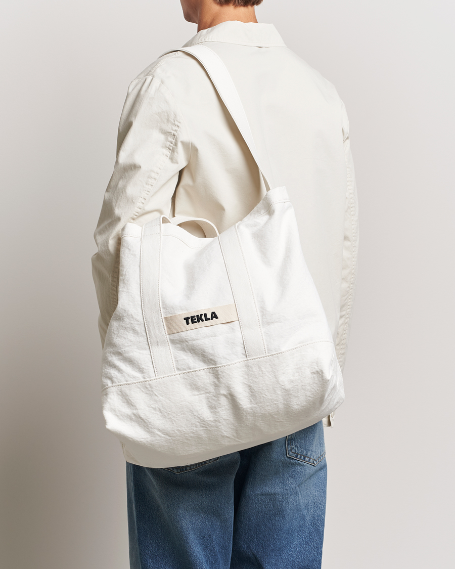 Homme | Tekla Beach Bag White | Tekla | Beach Bag White