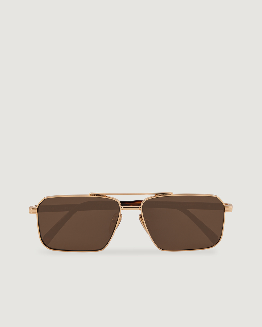 Homme | Lunettes De Soleil | Prada Eyewear | Prada 0PR A57S Metal Sunglasses Gold