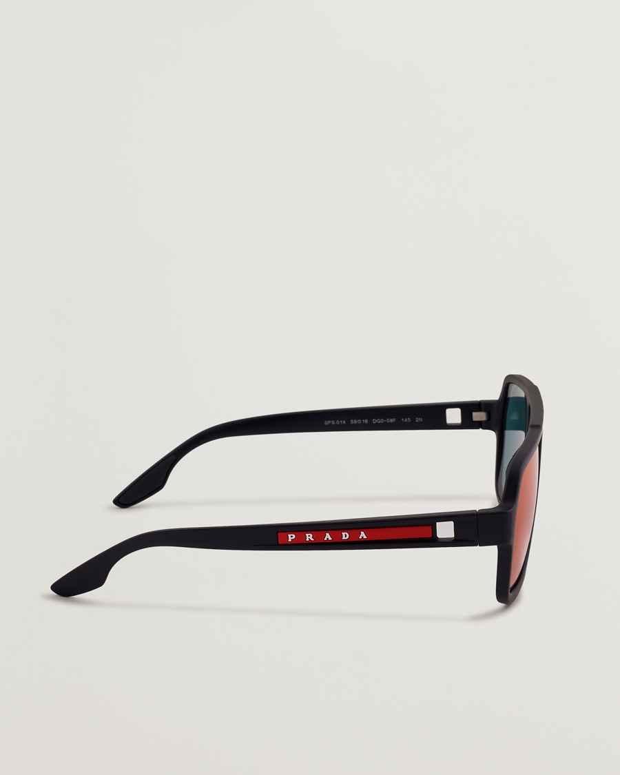 Homme | Prada Linea Rossa 0PS 01XS Sunglasses Black | Prada Linea Rossa | 0PS 01XS Sunglasses Black